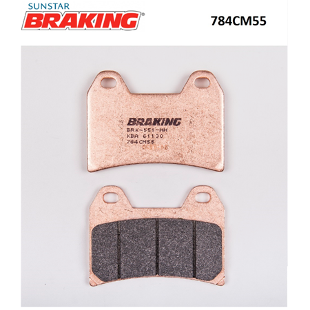 BMW F 800 GT 2013-2019 BRAKING SİNTERLİ ÖN FREN BALATASI 784CM55