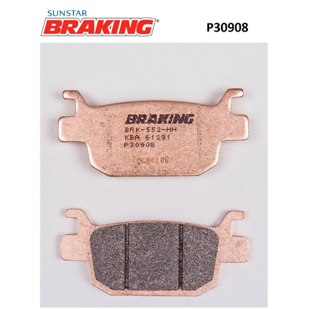 HONDA FORZA 250 2018-2021 BRAKING SİNTERLİ ARKA FREN BALATASI P30908